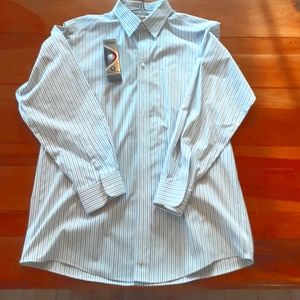 Mens Roundtree & Yorke button-down dress shirt size 16.5 / 35.